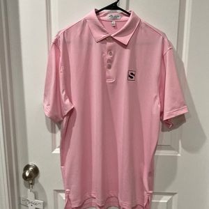 Peter Millar Pink Golf Shirt